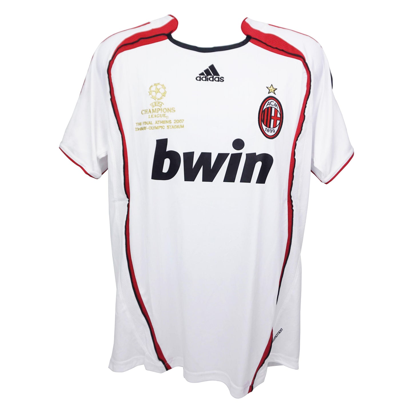 Alessandro Nesta Signed (Beckett) AC Milan Adidas Authentic Jersey