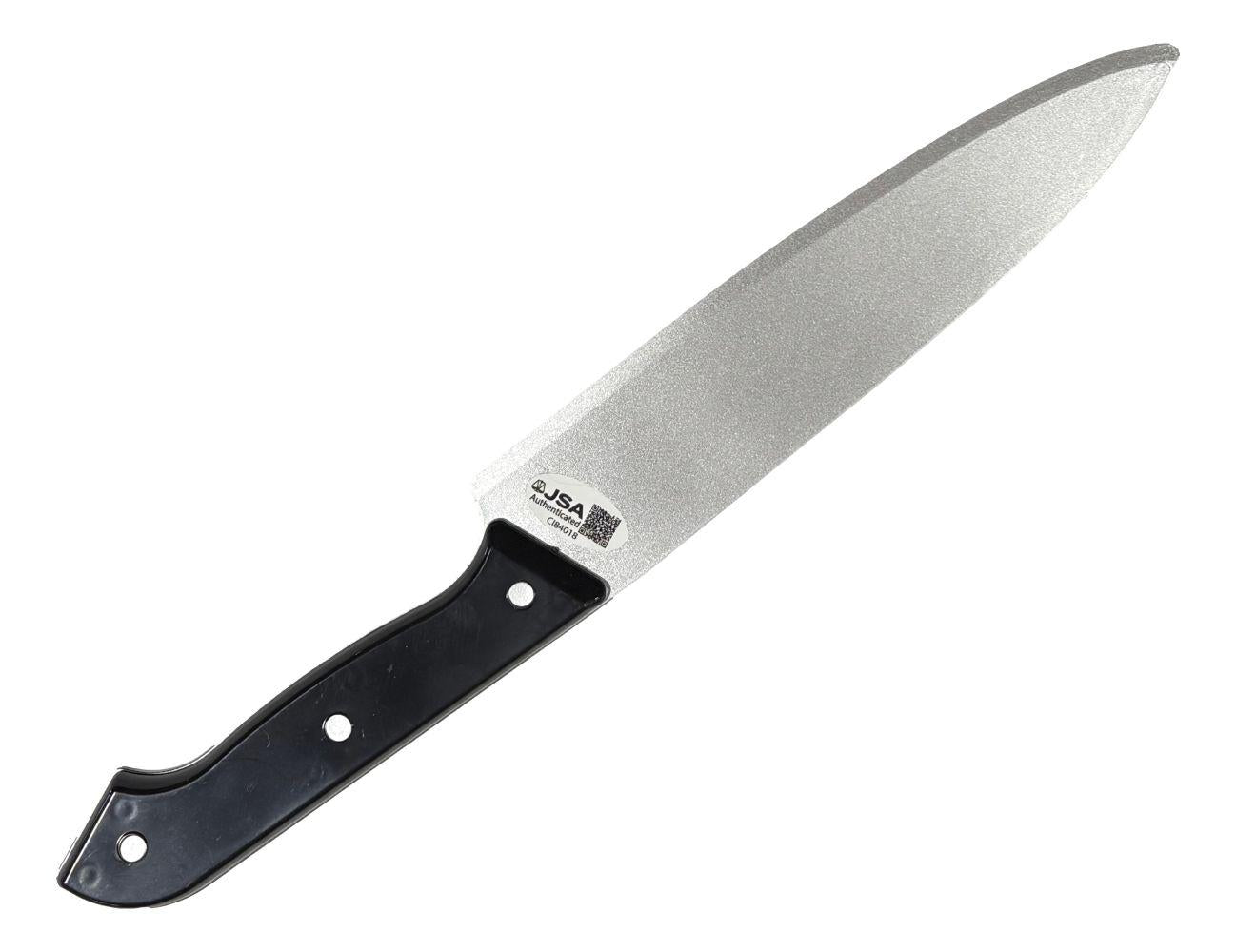 Andrew Bryniarski Signed (JSA) "The Texas Chainsaw Massacre" Toy Knife Inscribed "Leatherface"