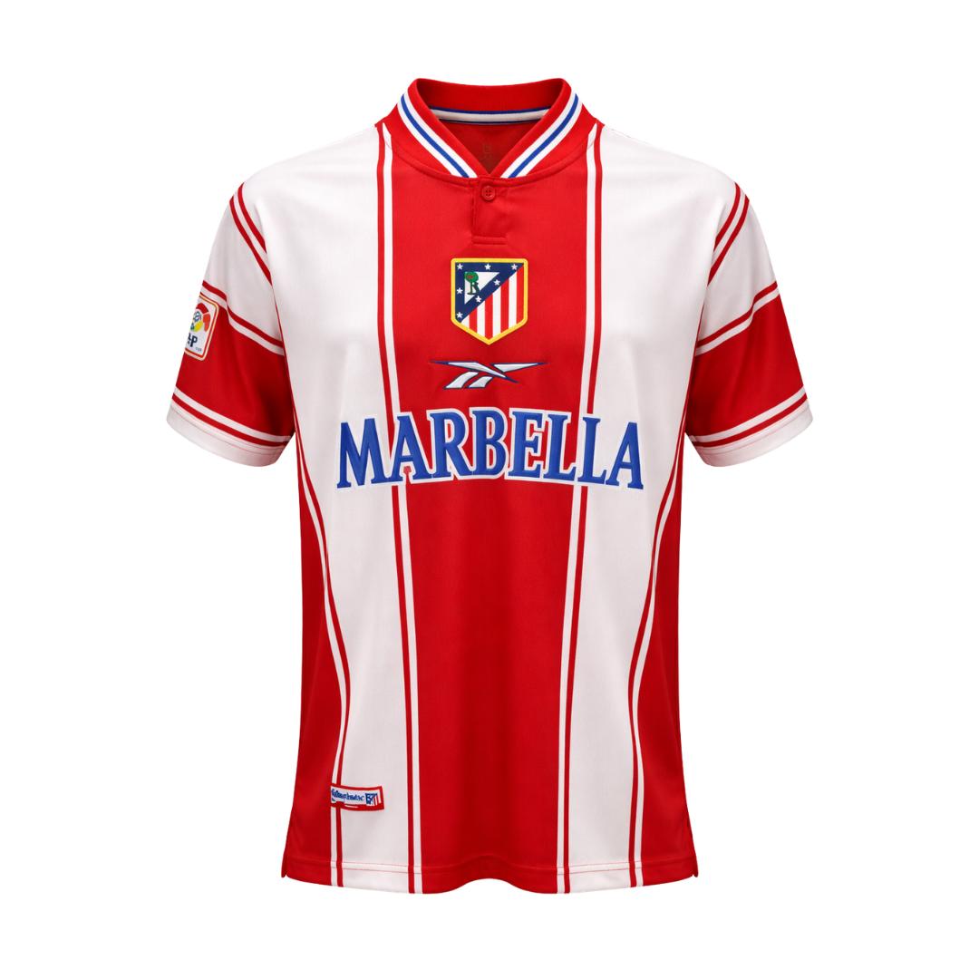Jimmy Floyd Hasselbaink Signed (Beckett) Atletico Madrid Reebok Authentic Jersey