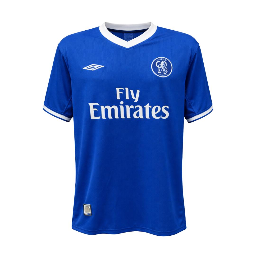 Jimmy Floyd Hasselbaink Signed (Beckett) Chelsea Umbro Authentic Jersey