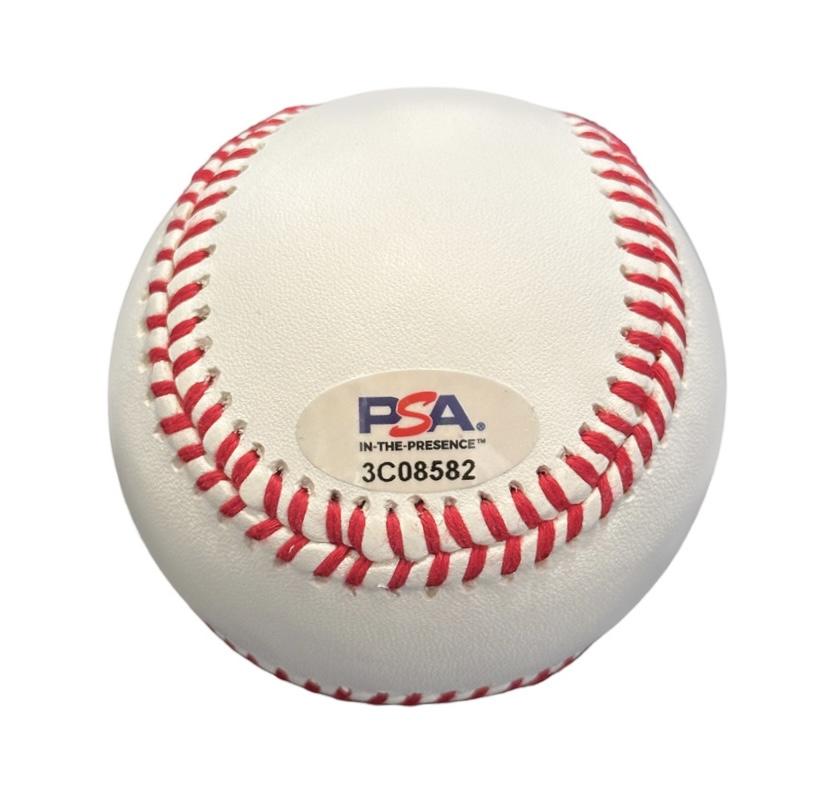 Roberto Clemente Jr. Signed (PSA) Baseball Inscribed "9/30/72" - PSA In-The-Presence