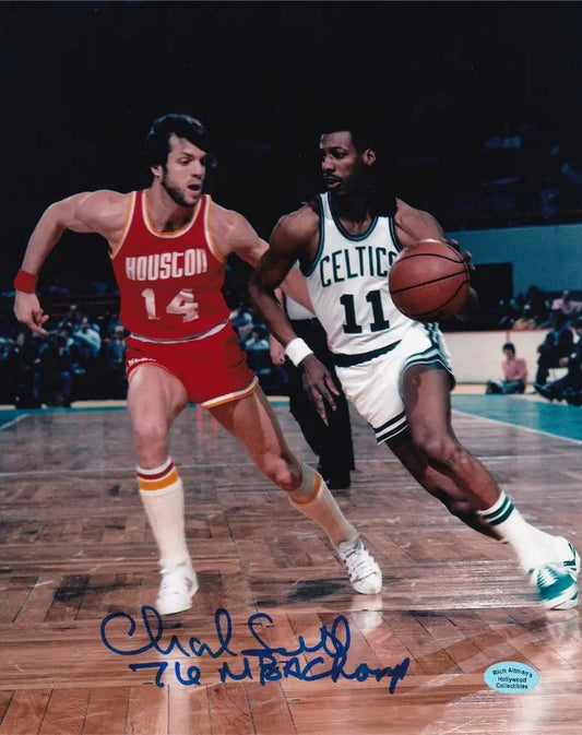 Charlie Scott “76 NBA Champs” Signed Boston Celtics 8×10 Photo (Hollywood Collectibles COA)