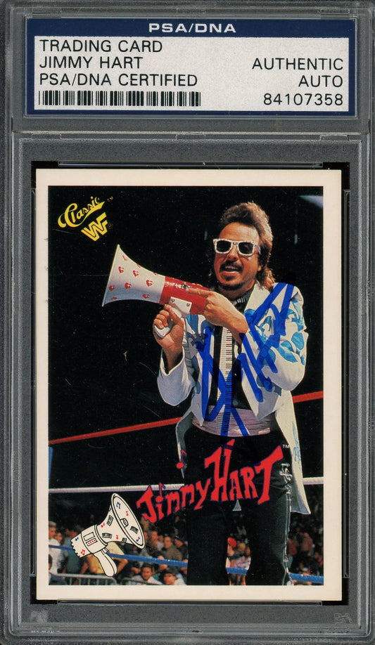 Jimmy Hart Signed 1990 Classic #70 (PSA)