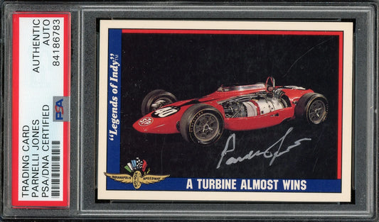 Parnelli Jones Signed 1991 Legends Of Indy #4 (PSA/DNA)