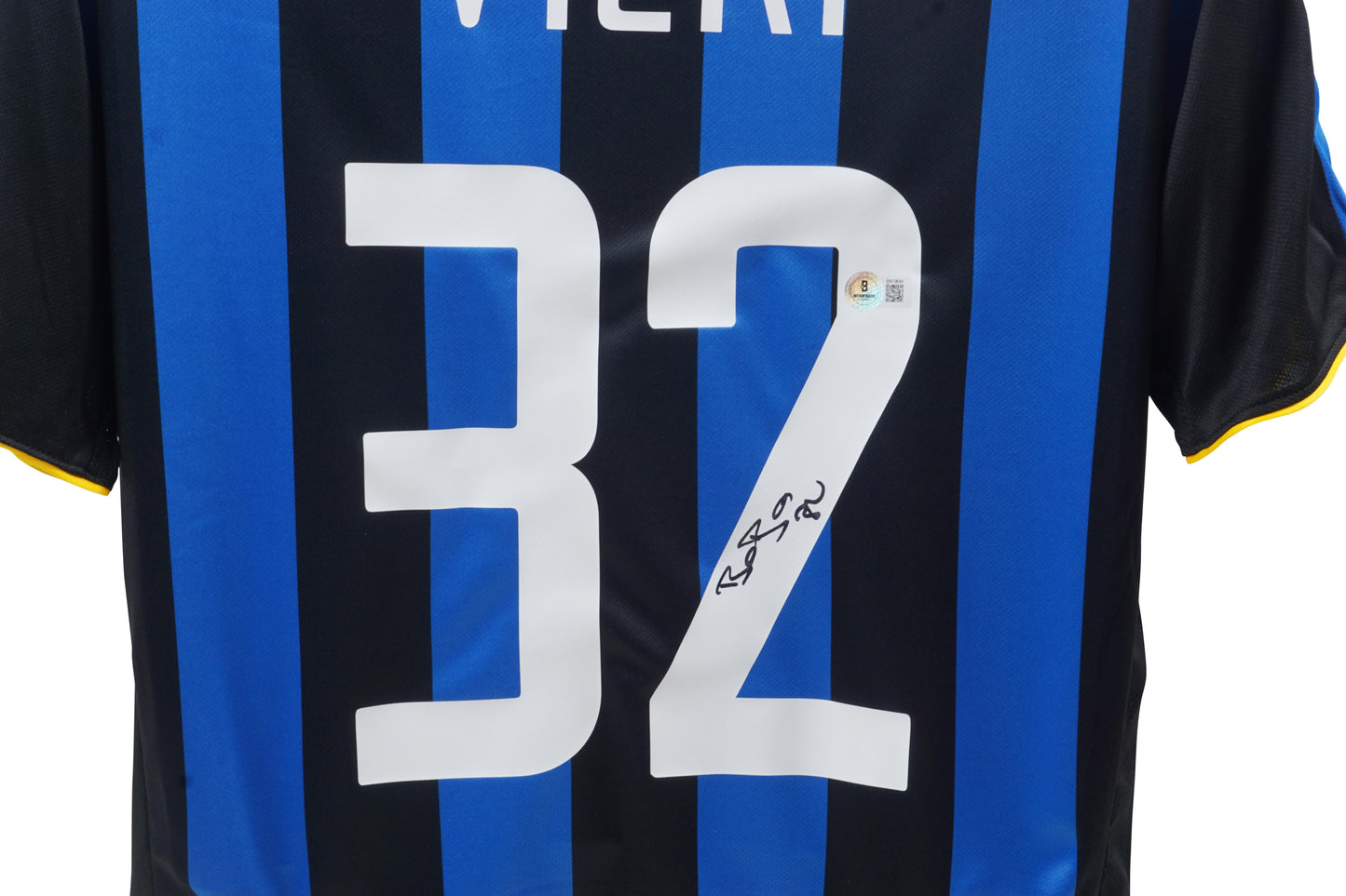 Christian Vieri Signed (Beckett) Inter Milan Nike Authentic Jersey