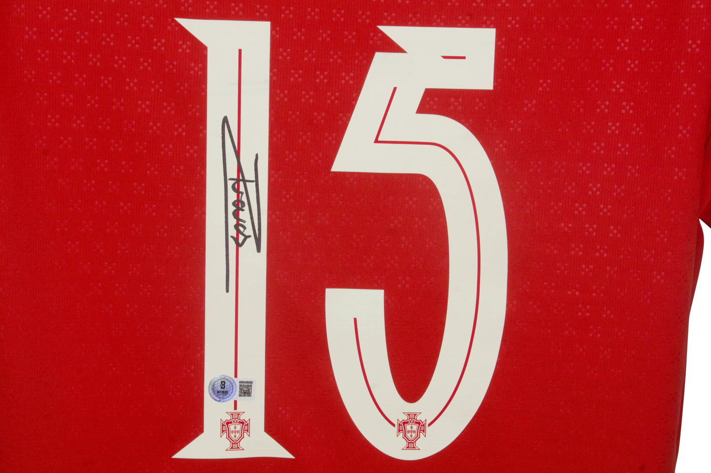 Joao Neves Signed (Beckett) Portugal National Team Puma Authentic Jersey