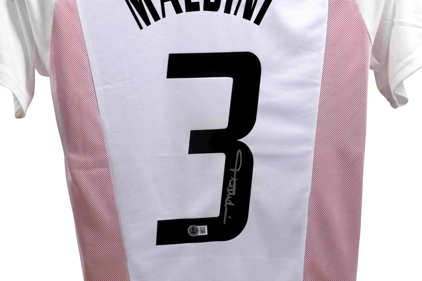 Paolo Maldini Signed (Beckett) AC Milan Adidas Authentic Jersey