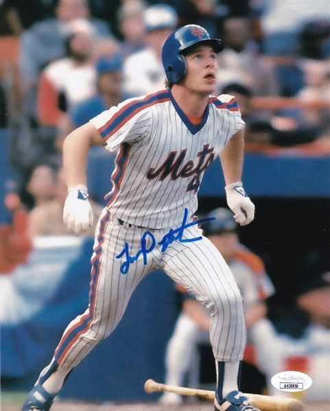 Lenny Dykstra Signed New York Mets 8x10 Photo (JSA COA)