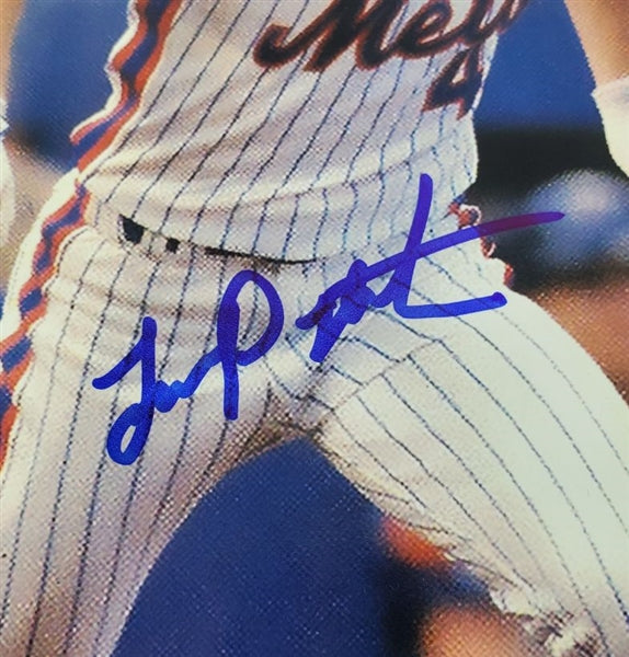 Lenny Dykstra Signed New York Mets 8x10 Photo (JSA COA)