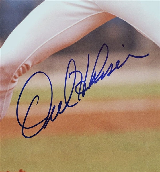 Orel Hershiser Signed Dodgers 11x14 Photo (JSA COA)