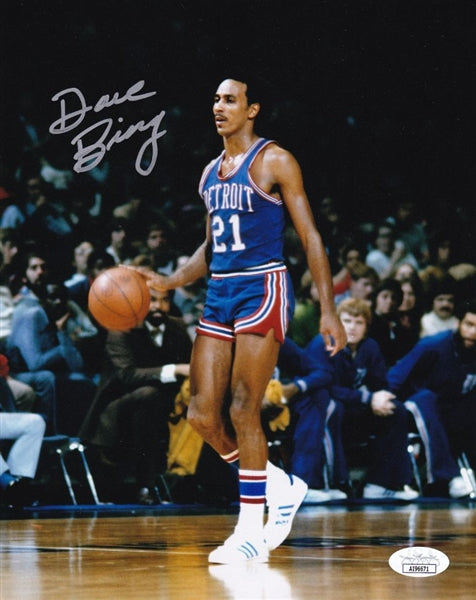 Dave Bing Signed Detroit Pistons 8x10 Photo (PSA/DNA COA)