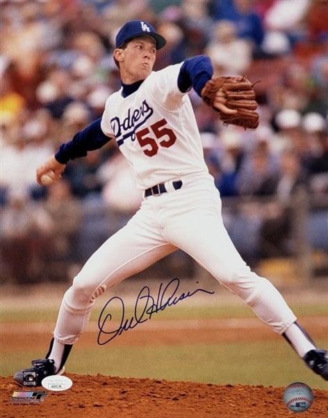 Orel Hershiser Signed Los Angeles Dodgers 11x14 Photo (JSA COA)