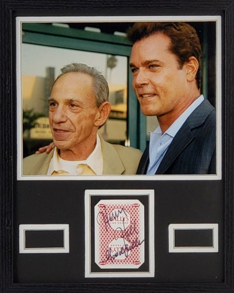 Henry Hill "Goodfella" Signed Playing Card in 12x15 Framed Display (JSA COA)