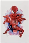 Spiderman - Brian Barton 12x18 Limited Edition Lithograph Numbered to 250