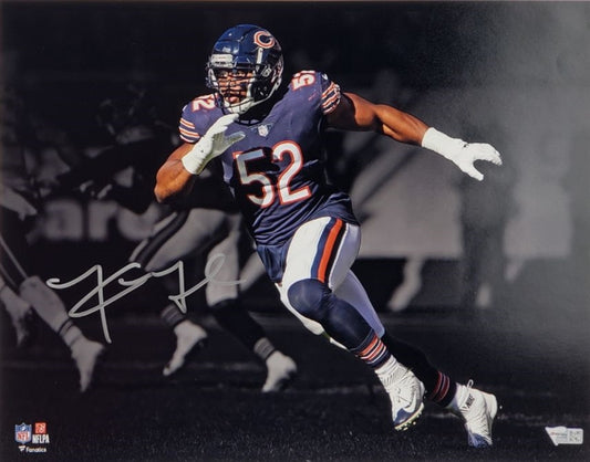 Khalil Mack Signed Chicago Bears 11x14 Photo (Fanatics Certified)