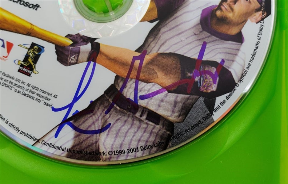 Luis Gonzalez Signed (JSA) Xbox Triple Play 2002 Disc w/ Original Case (JSA COA)