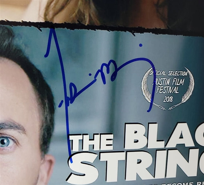 Frankie Muniz Signed 'The Black String' 12x18 Photo (JSA COA)