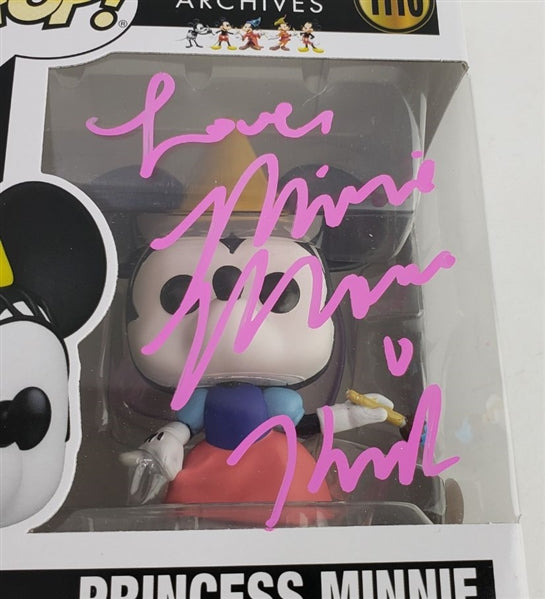 Kaitlyn Robrock Signed Princess Minnie Funko Pop Vinyl Figurine (JSA COA)