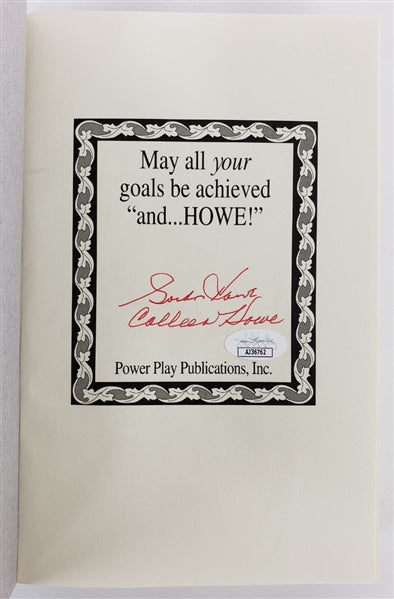 Gordie & Colleen Howe Dual Signed (JSA) Hardcover Book - And ...Howe!: An Authorized Autobiography (JSA COA)