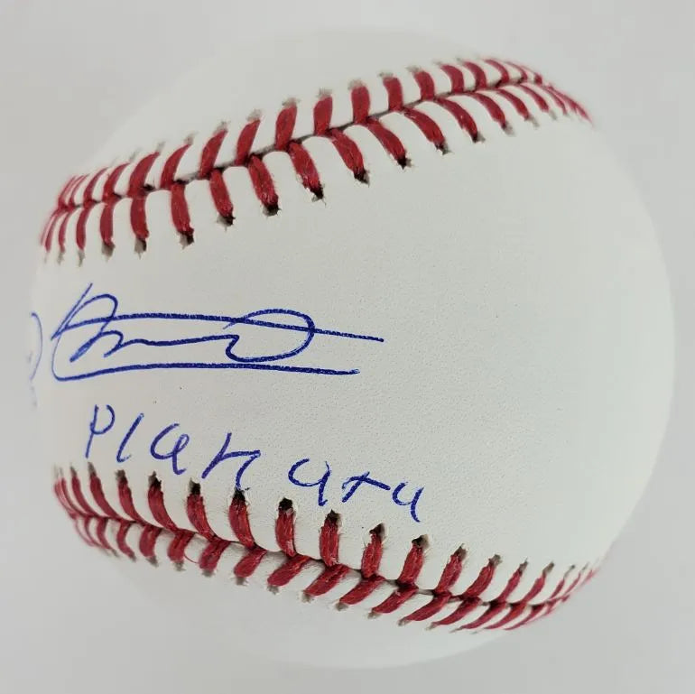 Vladimir Guerrero Sr. & Vladimir Guerrero Jr. Signed OML Baseball (JSA & USA SM COAs)