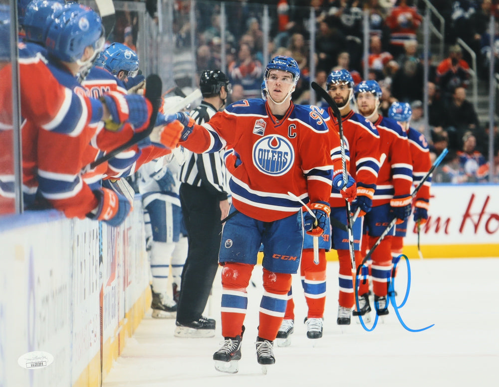 Connor McDavid Signed Oilers 11x14 Photo (JSA)