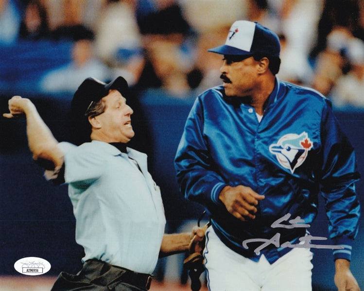 Cito Gaston Signed Toronto Blue Jays 8x10 Photo (JSA COA)