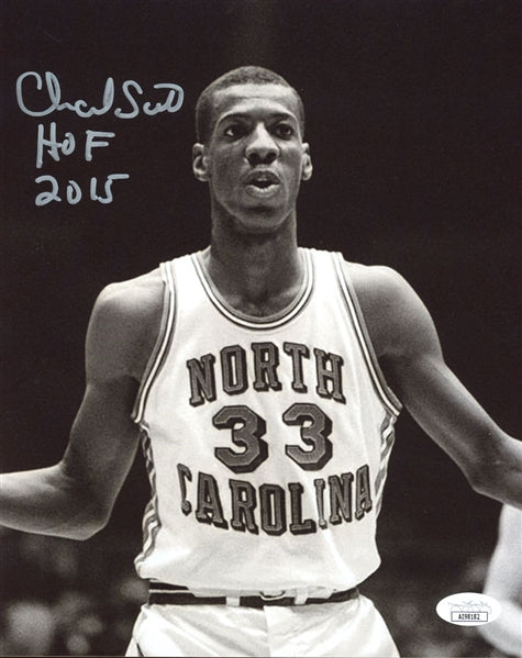 Charlie Scott "HOF 2015" Signed North Carolina Tar Heels 8x10 Photo (JSA COA)