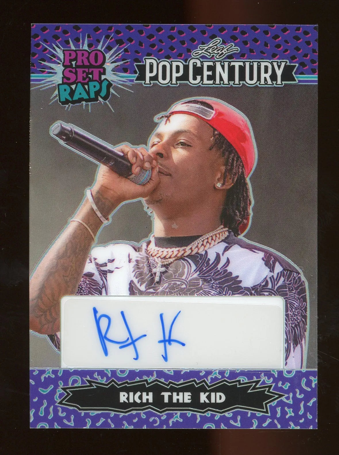 Rich The Kid 2023 Leaf Pro Set #5 of 12 Autographed POP Century Card #PSR-RKI