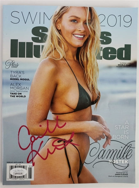 Camille Kostek Signed Sports Illustrated Magazine (JSA Witness COA)