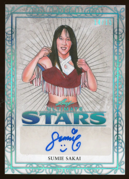 Sumie Sakai 2020 Leaf Ultimate Autograph Card- 14/15