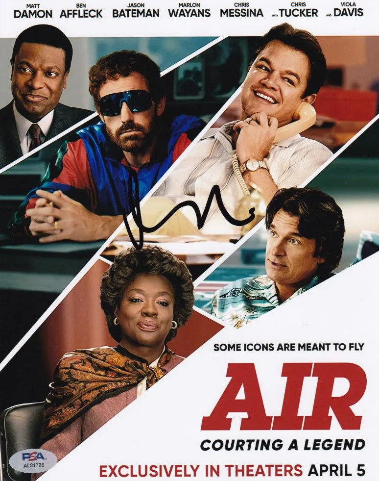 Matt Damon Signed ‘Air’ 8×10 Photo (PSA)