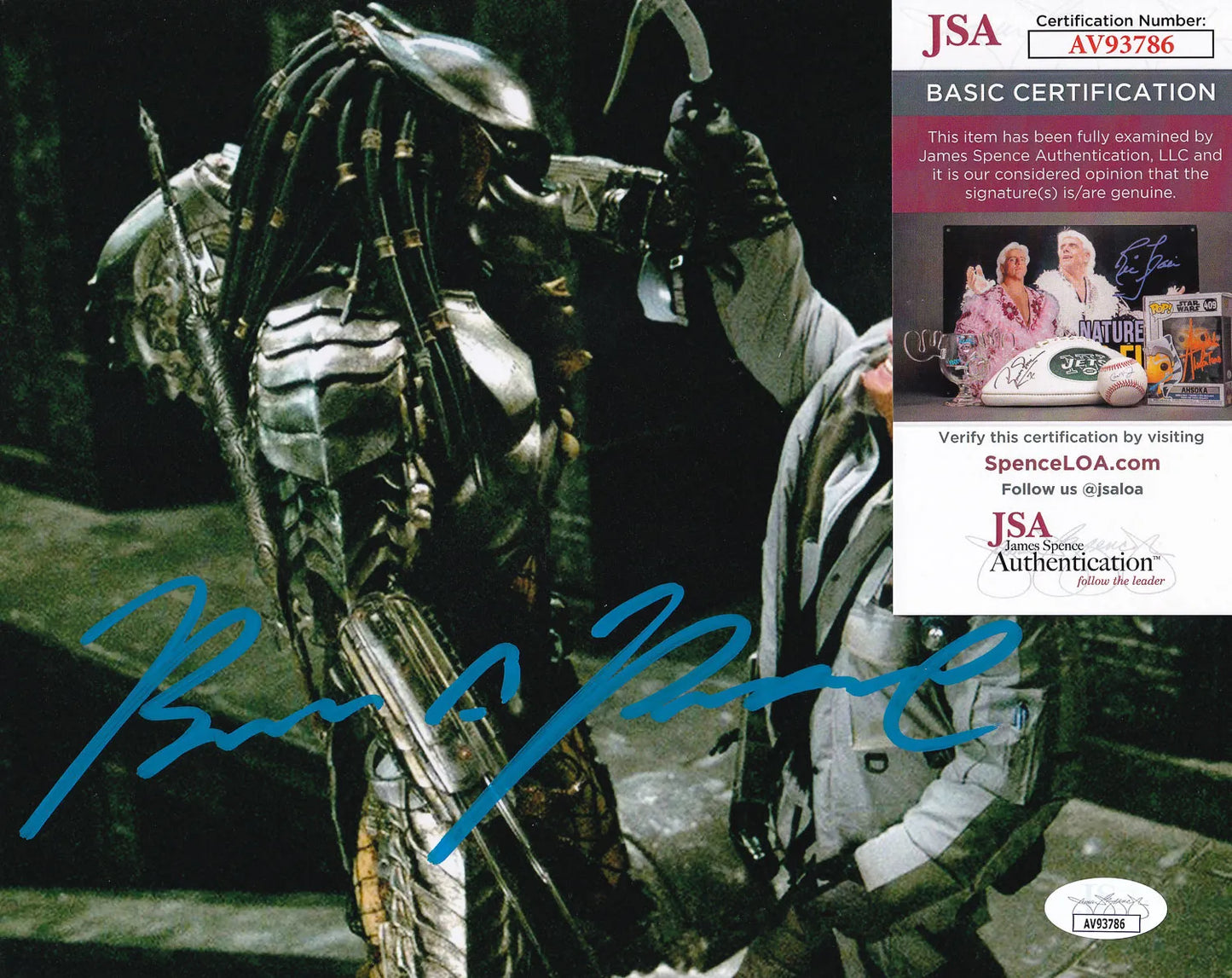 Brian A. Prince Signed The Predator 8×10 Photo (JSA COA)