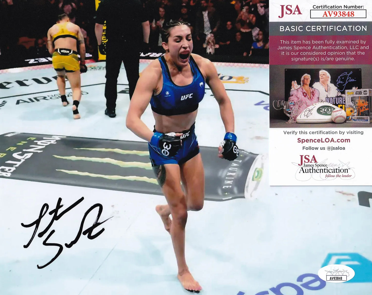 Tatiana Suarez Signed UFC 8×10 Photo (JSA COA)