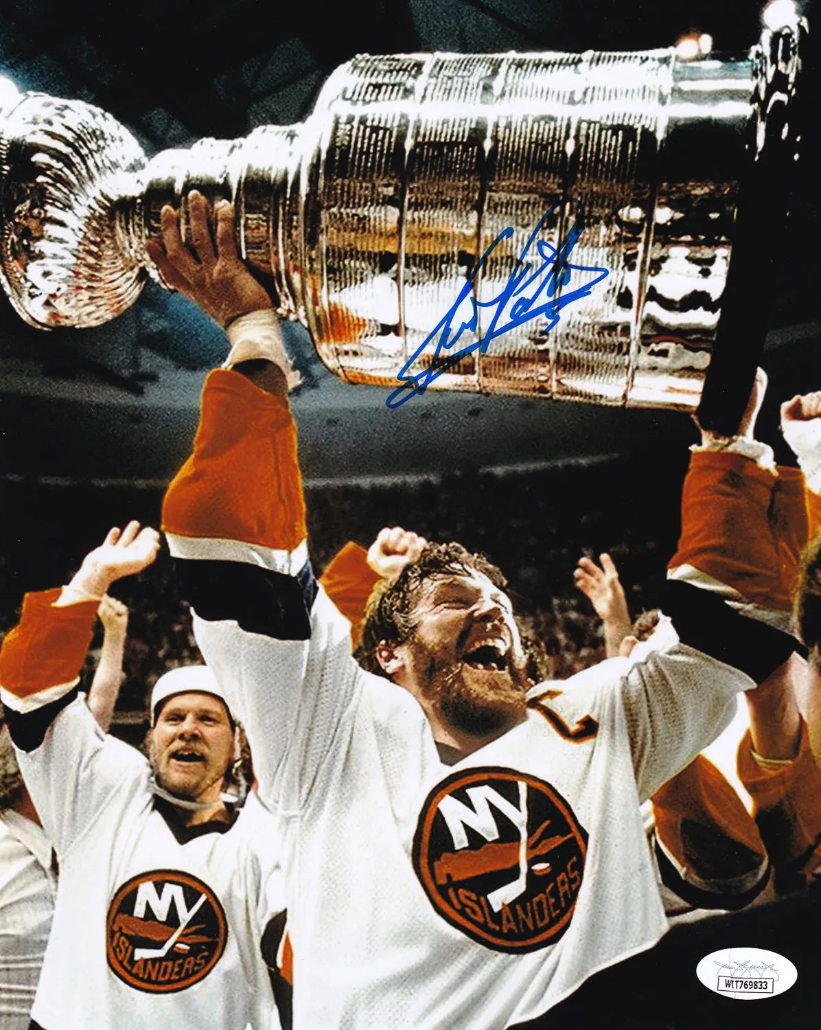 Denis Potvin Signed New York Islanders 8×10 Photo (JSA Witness COA)