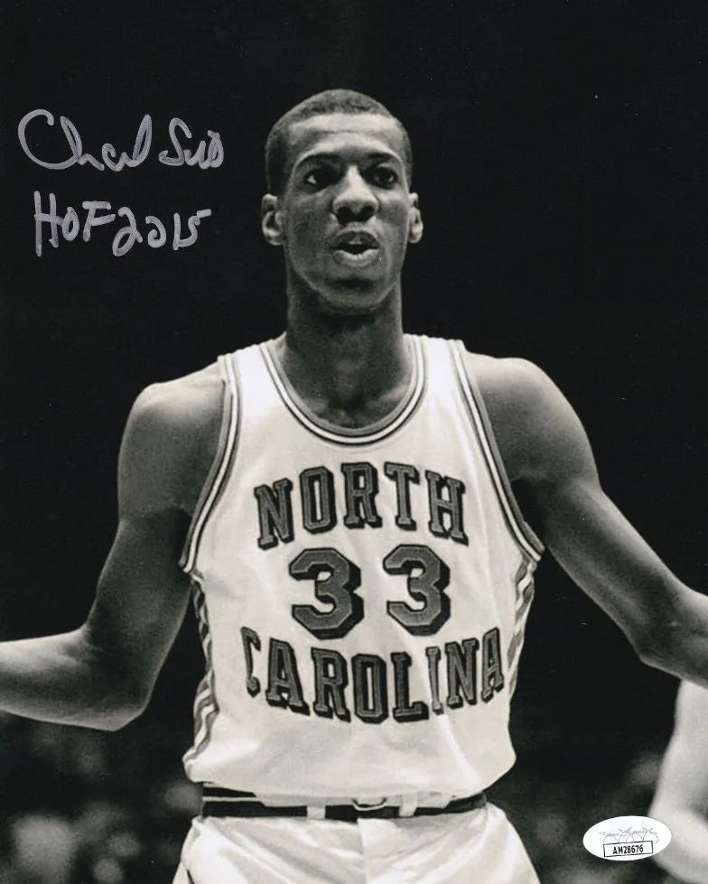 Charlie Scott “HOF 2015” Signed (JSA COA) North Carolina Tar Heels 8×10 Photo