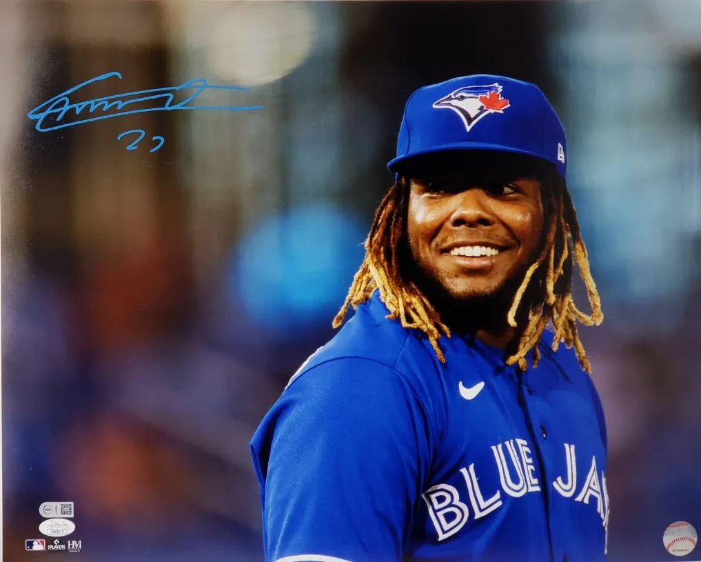 Vladimir Guerrero Jr. Signed Blue Jays 16x20 Photo (JSA COA & USA SM COA)