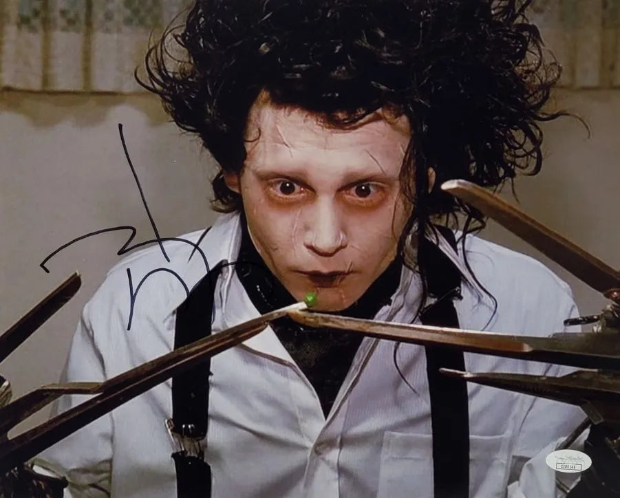 Johnny Depp Signed ‘Edward Scissorhands’ 11×14 Photo (JSA COA)