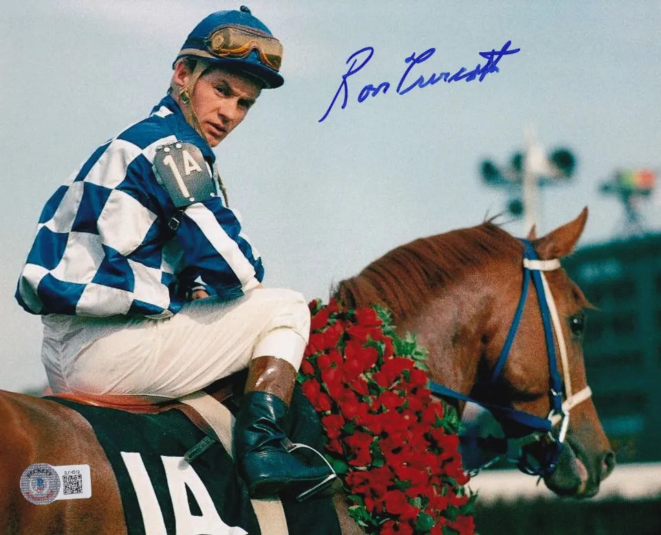 Ron Turcotte Signed Horse Racing 8×10 Photo (Beckett Certified)