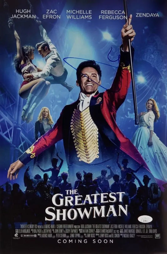 Hugh Jackman Signed ‘The Greatest Showman’ 12×18 Photo (JSA COA)