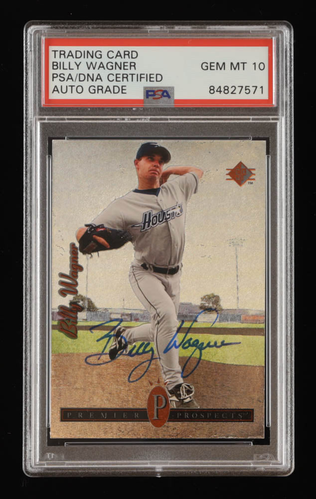 Billy Wagner Signed 1994 SP #18 FOIL RC (PSA) - Rookie Card | Autograph Graded (PSA) 10