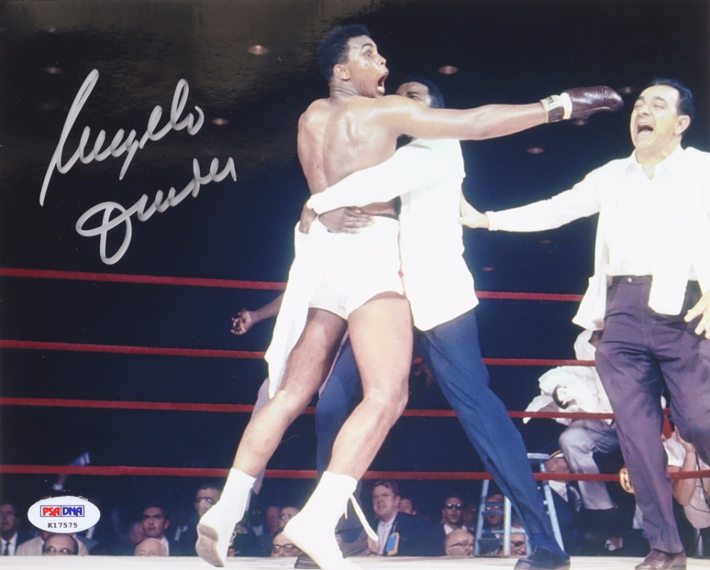 Angelo Dundee Signed 8x10 Photo (PSA) - Muhammad Ali Trainer