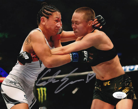 Carla Esparza Signed UFC 8×10 Photo (JSA Witness COA)