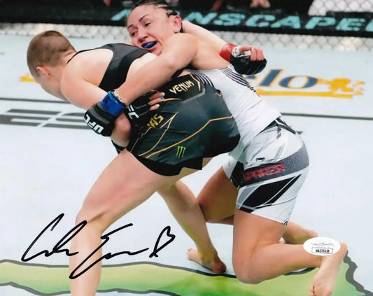 Carla Esparza Signed UFC 8×10 Photo (JSA Witness COA)