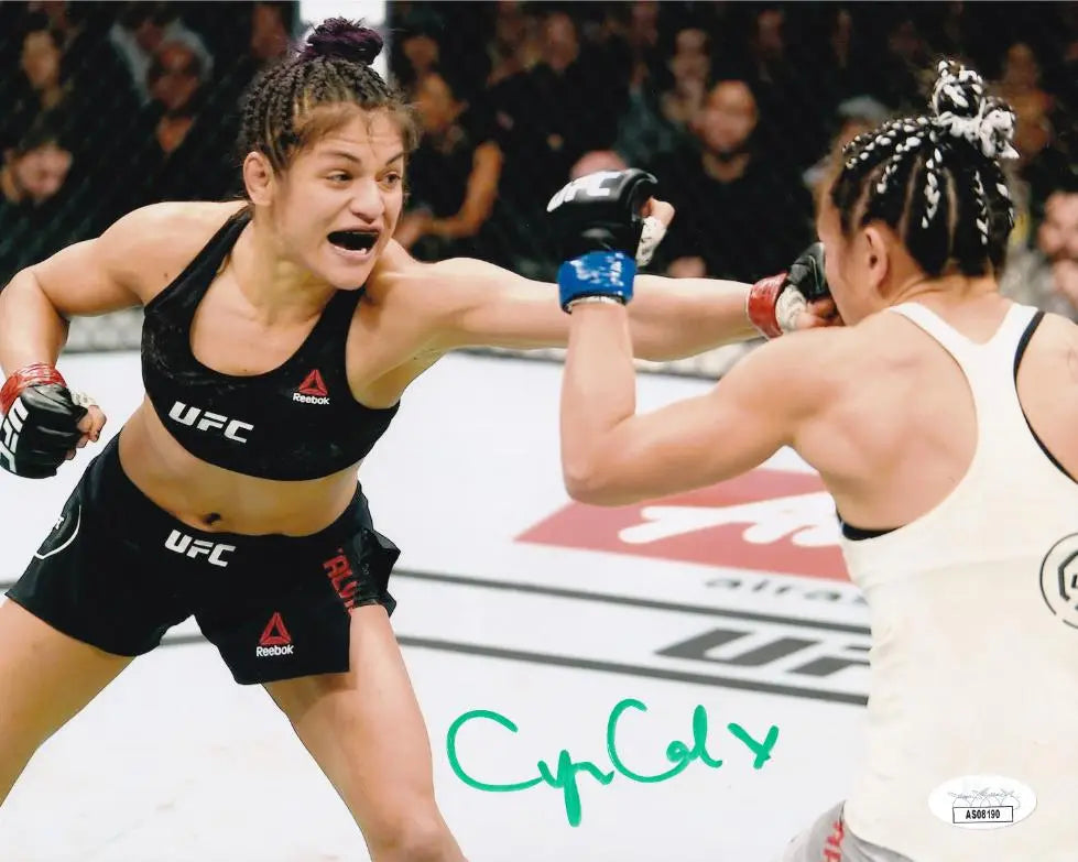 Cynthia Calvillo Signed UFC 8×10 Photo (JSA COA)