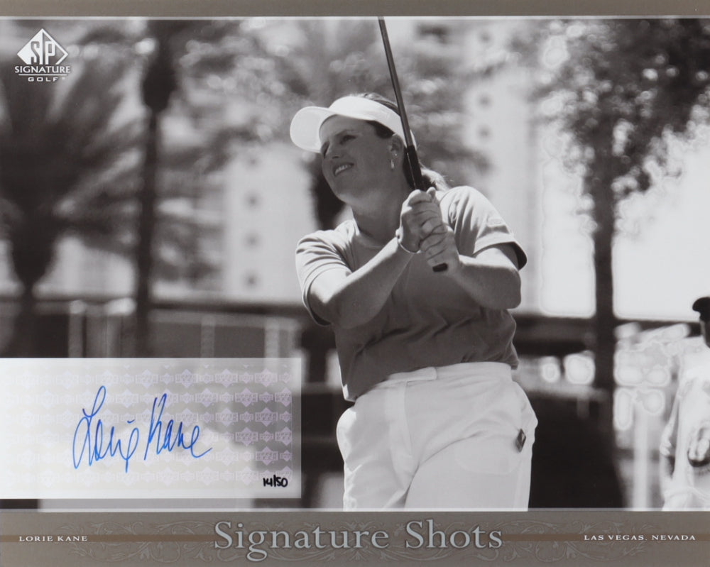 Lorie Kane 2005 SP Signature Shots Black-White 8x10 #19 #14/50