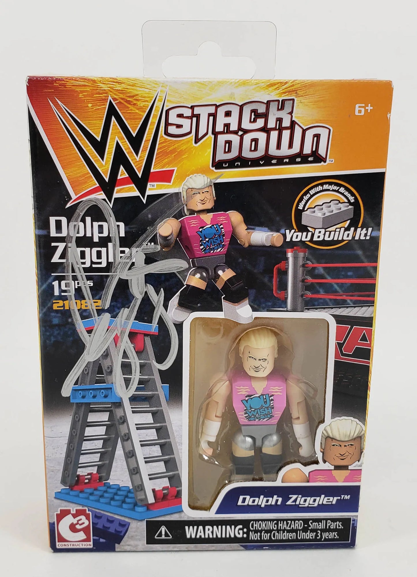 Dolph Ziggler Signed WWE Stackdown Universe Figure (JSA COA)