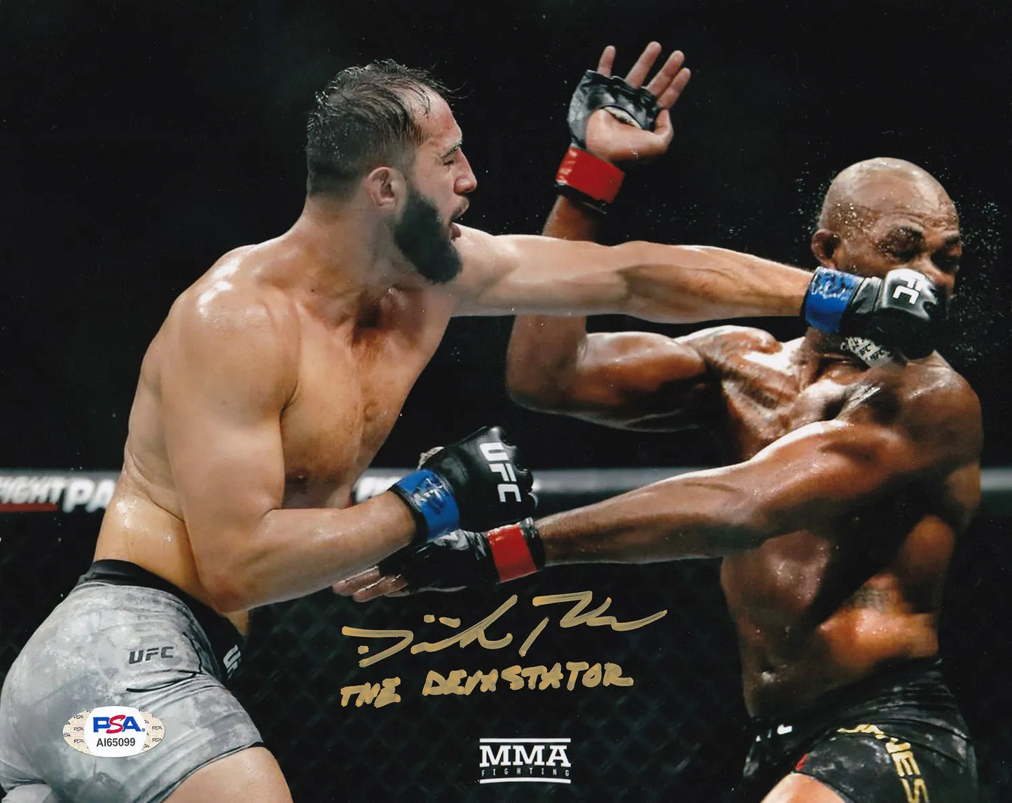 Dominick Reyes “The Devastator” Signed UFC 8×10 Photo (PSA/DNA COA)