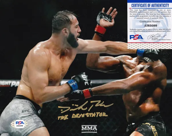 Dominick Reyes “The Devastator” Signed UFC 8×10 Photo (PSA/DNA COA)