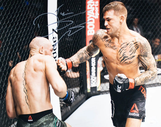 Dustin Poirier Signed UFC 16×20 Photo (JSA COA)