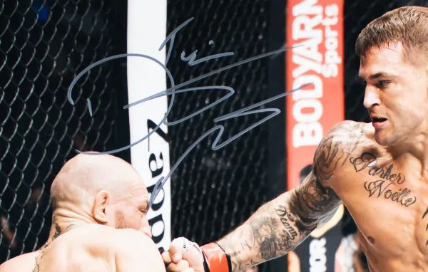 Dustin Poirier Signed UFC 16×20 Photo (JSA COA)